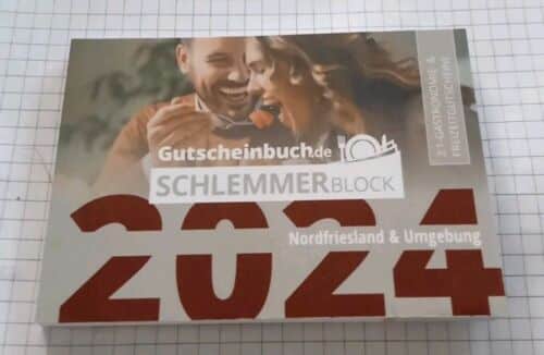  Gutscheinbuch Schlemmerblock 2024 Nordfriesland & Umgeb. Mit Mobile Code 