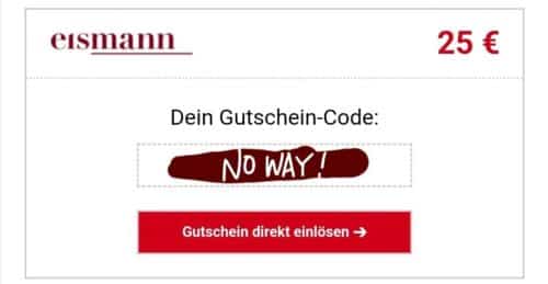  eismann Gutschein Rabattcode im Wert von 25,00€, gültig bis 07.06.24