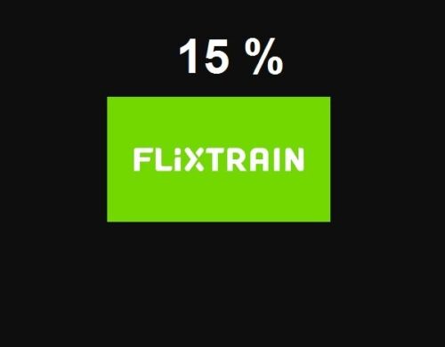  15 % FlixTrain Bahn Gutscheincode Rabatt Code Codes Gutschein per E-Mail 