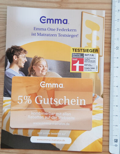  Emma-Matratzen 5% Gutschein Rabatt-Code, schnelle Zusendung
