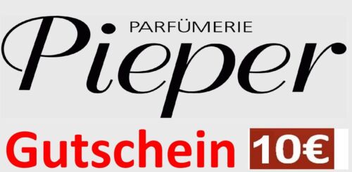  Parfümerie Pieper 10€ Online Gutschein Rabatt Code, MBW 69€, pieper.de