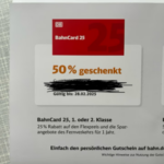 Bahncard 25 Rabatt Gutschein Promocode 50% 2 Bahncard 25 Rabatt Gutschein Promocode 50