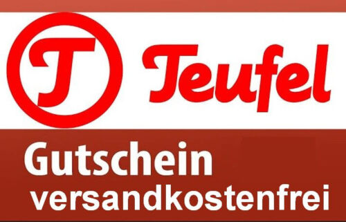  Teufel Online-Gutschein-Code VERSANDKOSTENFREI, schnelle Zusendung - teufel.de