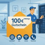 Check24 Internet 100E DSL App Gutschein Code Schneller Versand