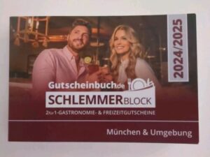 M Gutscheinbuch Schlemmerblock 2025 Ausverkauf Muenchen Umgebung