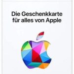 Apple Geschenkkarte Gutschein Codes 10x 1501 Euro im Gesamtwert von