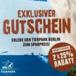 Tierpark Berlin Gutschein Code Voucher Rabatt 25 fuer bis zu