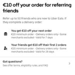 UberEats Gutscheincode 20 Sofortiger Versand