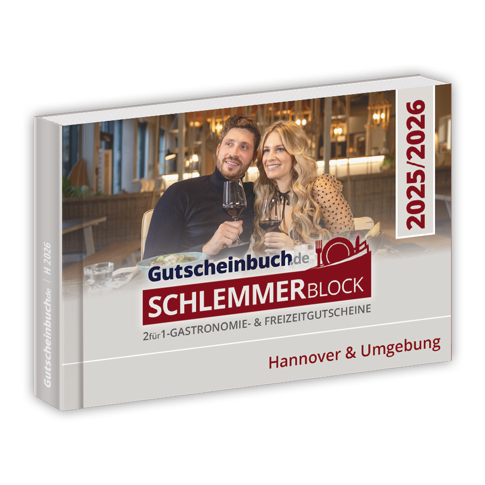 Schlemmerblock Hannover 2026, incl. 30€ Gutschein-Code NEU Schlemmerblock Hannover 2026, incl. 30€ Gutschein-Code NEU