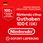 Nintendo eShop Guthaben 100 E DE Digitaler Code sofort