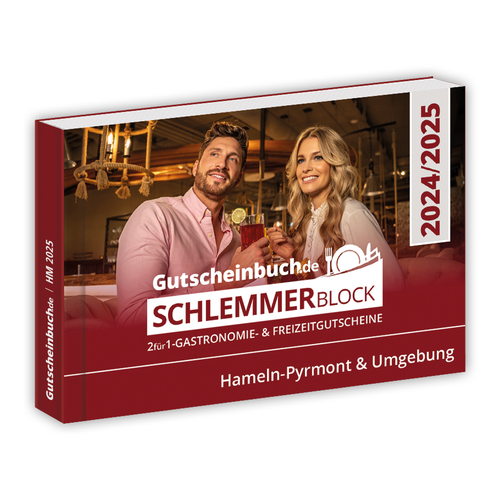 Schlemmerblock Hameln-Pyrmont 2025 incl. 25€ Gutschein-Code