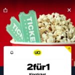 UCI 2fuer1 Kinoticket Code Gutschein Gueltig bis 301125