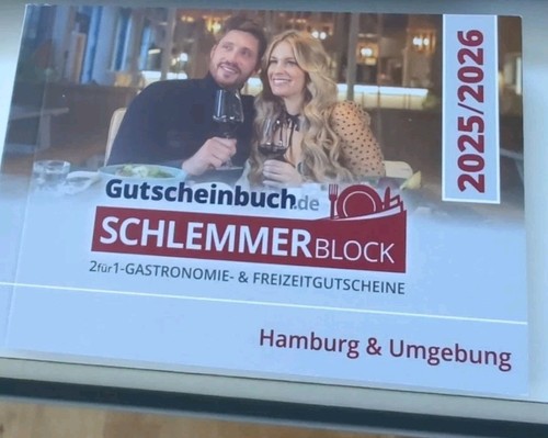 Schlemmerblock Gutscheinbuch Hamburg 2025 2026 Neu Incl Online Code Schlemmerblock Gutscheinbuch Hamburg 2025 2026 Neu Incl Online Code