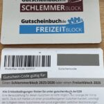 2026 Schlemmerblock Gutscheinbuch, GUTSCHEINCODE, für alle Regionen 2 2026 Schlemmerblock Gutscheinbuch GUTSCHEINCODE fuer alle Regionen
