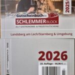 Gutscheinbuch Schlemmerblock Starnberg Landsberg 2025 2026 NEU mit