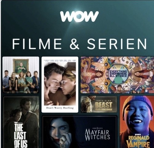  WOW Filme & Serien inkl. WOW Premium – 6 Monate Gutschein Code