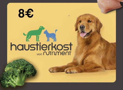  8 € Gutschein Gutscheincode Rabatt Haustierkost.de kein MBW 