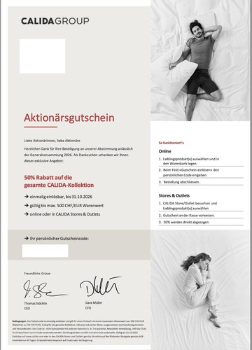 Calida 50 % Rabattgutschein Gutscheincode Rabattcode Calida 50 % Rabattgutschein Gutscheincode Rabattcode