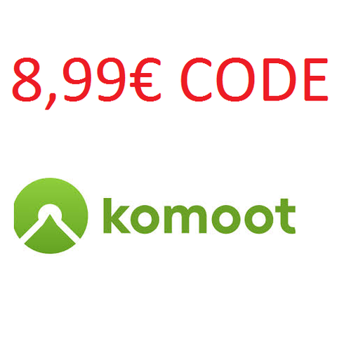 komoot Gutschein Code im Wert von 8,99€ komoot Gutschein Code im Wert von 8,99€
